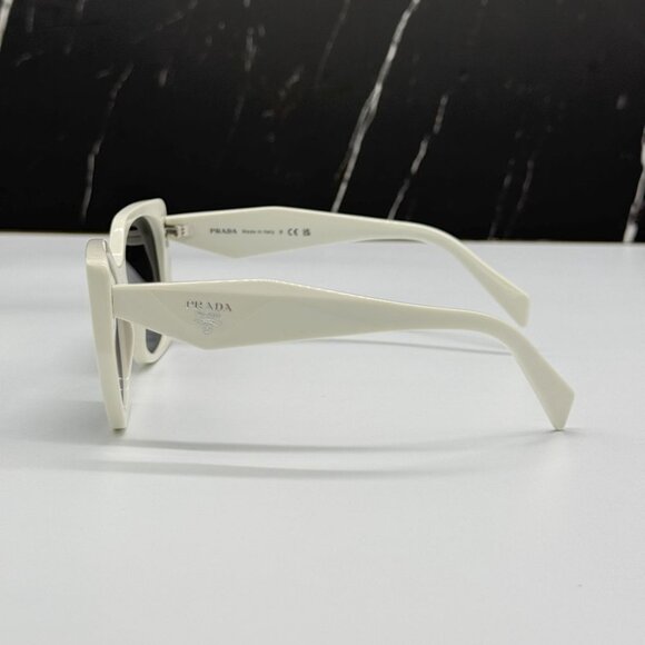 NEW PR19ZS 1425S0 PRADA WOMEN SUNGLASSES PR 19ZS 1425S0 WHITE SPR 19Z PRADA - Picture 6 of 10